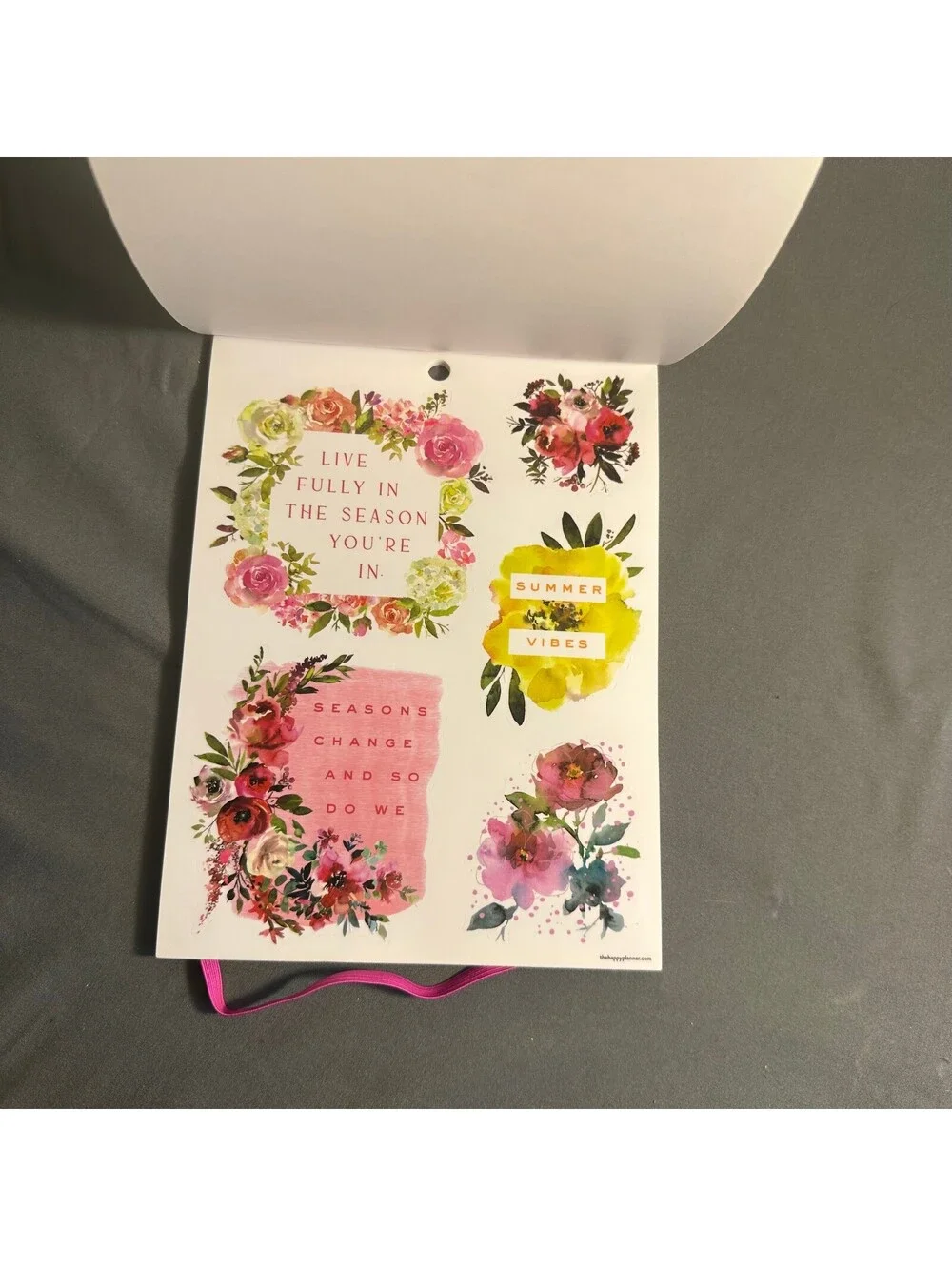 Happy Planner Sticker Value Pack-Seasonal Floral Classic
